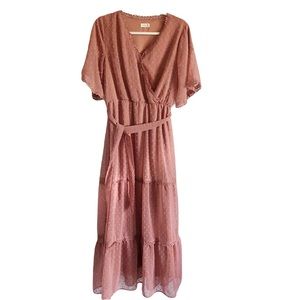 ROOLEE mauve/salmon Forever My Always Maxi Dress